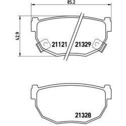 Pastiglie posteriori Prime Nissan 200SX BRE-P56010