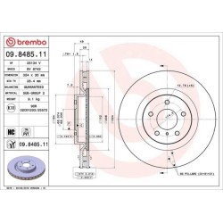 Dischi anteriori 324x30 Prime Nissan 350Z BRE-09.8485.11