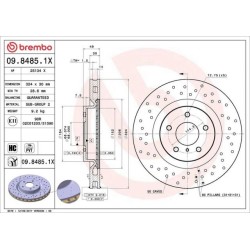 Dischi anteriori 324x30 Xtra Nissan 350Z BRE-09.8485.1X