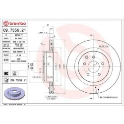 Dischi posteriori 322x22 Prime Nissan 350Z BRE-09.7356.21
