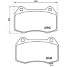 Pastiglie anteriori Prime Nissan 350Z BRE-P56047