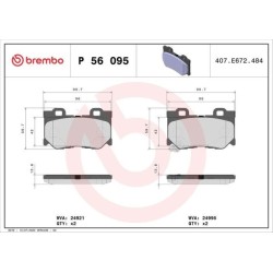 Pastiglie posteriori Prime Nissan 370Z BRE-P56095