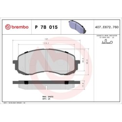Pastiglie anteriori Prime Subaru Impreza BRE-P78015