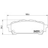 Pastiglie posteriori Prime Subaru Impreza BRE-P78014