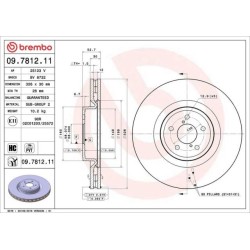 Dischi anteriori 326x30 Prime Subaru Impreza BRE-09.7812.11