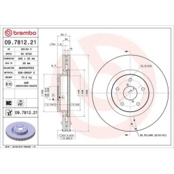 Dischi anteriori 326x30 Prime Subaru/Toyota BRE-09.7812.21