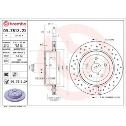 Dischi posteriori 316x20 Xtra Subaru Impreza BRE-09.7813.2X