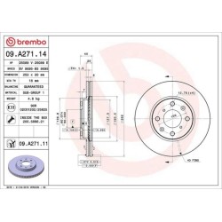 Dischi anteriori 252x20 Prime Suzuki Swift BRE-09.A271.11