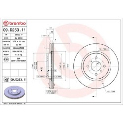 Dischi anteriori 272x22 Prime Suzuki Swift BRE-09.D253.11