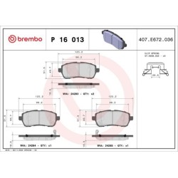 Pastiglie anteriori Xtra Suzuki Swift BRE-P16013X