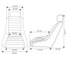 Sedile fisso Vintage Black SIM-SRSV/N