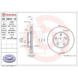 Dischi anteriori 255x25 Prime Toyota Celica BRE-09.5844.10