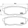 Pastiglie posteriori Prime Subaru/Toyota BRE-P78018