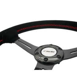 Volante piatto Carlos carbon ø350 SIM-CARLOS