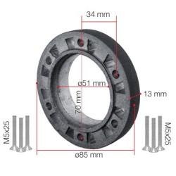 Distanziale mozzo da 13mm SIM-1313