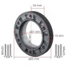 Distanziale mozzo da 13mm SIM-1313