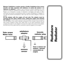 Raccordo ø26-26 per sensore acqua SIM-WTS26