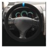 Coprivolante ø370-390 Carrera look nero/blu SIM-CVT/27B