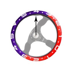 *OUT* Coprivolante ø370-390 Clock SIM-CVT/67