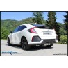 Silenziatore Doppio Tondo ø100 Racing centrale Honda Civic INO-HOCI.06.10RA