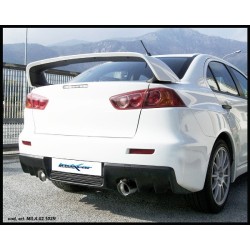 Silenziatore Tondo ø102 Racing Dx + Sx Mitsubishi Lancer Evo X INO-MILA.08.102R