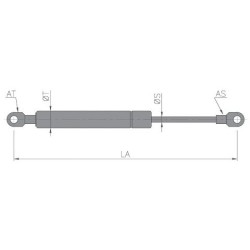 Coppia molle a gas baule Suzuki Swift COR-160640389