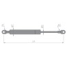 Coppia molle a gas baule Suzuki Swift COR-160640389