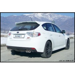 Silenziatore Doppio Tondo ø80 Racing Dx + Sx Subaru Impreza WRX STI INO-SUIM.23.RA