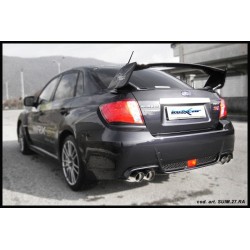 Silenziatore Doppio Tondo ø90 Racing Dx + Sx Subaru Impreza WRX STI INO-SUIM.27.RA