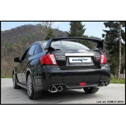 Silenziatore Doppio Tondo ø100 X-Race Dx + Sx Subaru Impreza WRX STI INO-SUIM.27.XR10