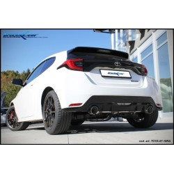 Silenziatore Tondo ø100 Racing Dx + Sx diretto Toyota Yaris GR INO-TOYA.07.10RA