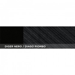 Set coprisedili anteriori Diger nero/Diago piombo COR-000129166