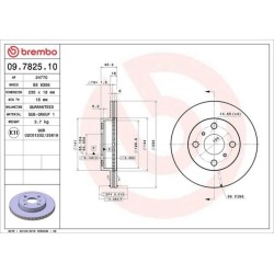 Dischi anteriori 235x18 Prime Toyota BRE-09.7825.10
