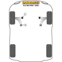 Pos.2 - Boccole posteriori bracci anteriori Toyota POW-PFF76-1002