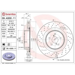 Dischi anteriori 360x30 Prime Lexus IS-F BRE-09.A300.11