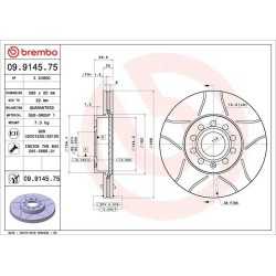 Dischi anteriori 288x25 Max Audi/Seat/Skoda/Vw BRE-09.9145.75
