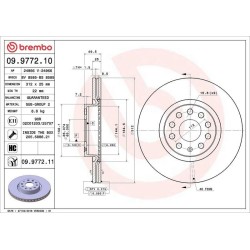 Dischi anteriori 312x25 Prime Audi/Seat/Skoda/Vw BRE-09.9772.11