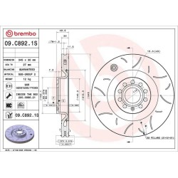 Dischi anteriori 345x30 Sport Audi/Seat/Vw BRE-09.C892.1S
