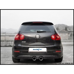 Silenziatore Doppio Tondo ø102 Centrale Vw Golf R32 INO-OVW.06.102