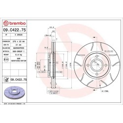 Dischi anteriori 278x23 Max Ford Fiesta BRE-09.C422.75