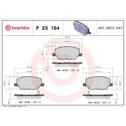 Pastiglie anteriori Prime Jeep Renegade BRE-P23164