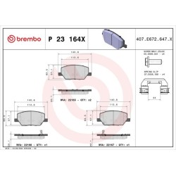 Pastiglie anteriori Xtra Jeep Renegade BRE-P23164X