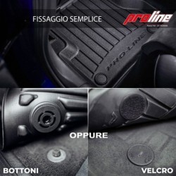 Tappeti in tpe specifici Abarth/Fiat 500 PRO-3D409736