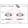 Pastiglie posteriori Prime Abarth/Fiat BRE-P23146