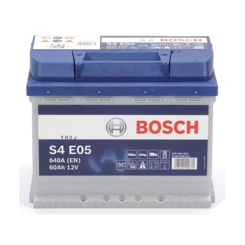Batteria S4 E05 EFB 60Ah - 640A BOS-0092S4E051
