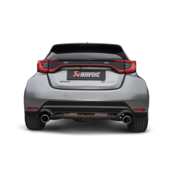 Scarico catback Race Line Titanium Dx + Sx Toyota Yaris GR AKP-S-TY/T/3
