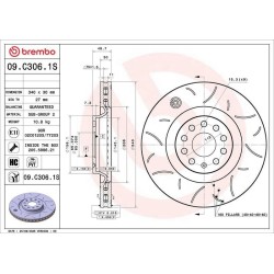 Dischi anteriori 340x30 Sport Audi/Cupra/Seat/Skoda/Vw BRE-09.C306.1S