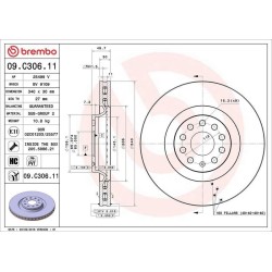 Dischi anteriori 340x30 Prime Audi/Cupra/Seat/Skoda/Vw BRE-09.C306.11