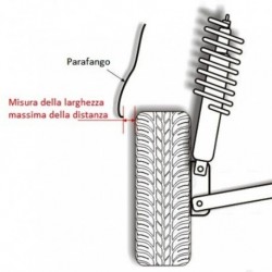 Distanziali da 10mm con bulloneria SIM-DR095/B9