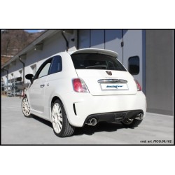 Silenziatore Tondo ø102 Dx + Sx diretto Abarth 595 INO-FICQ.12.102